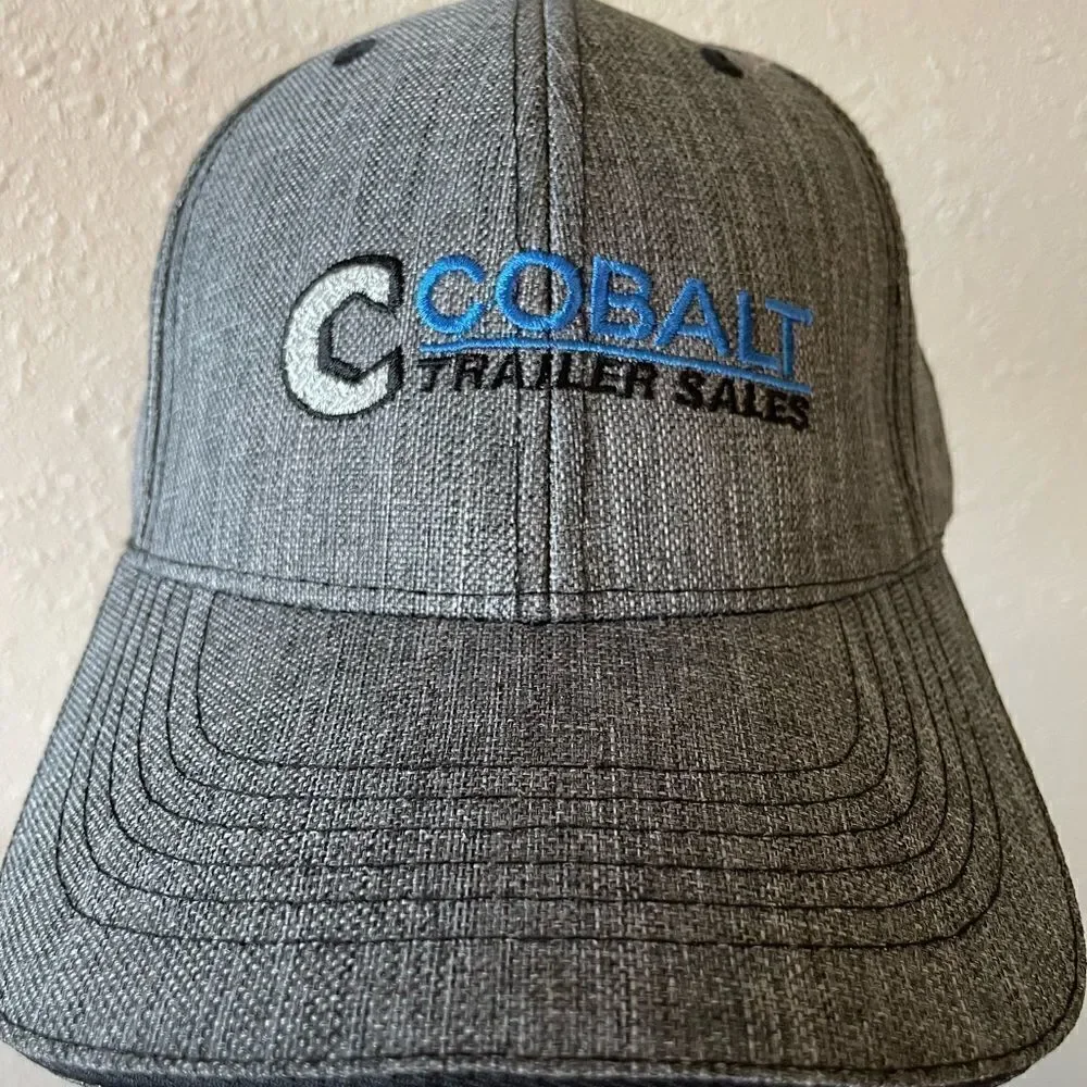 Cobalt Trailer Dales Grey Adjustable Hat EUC